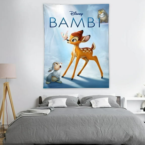 Bambi Tapestry - Poster Decoration Wall Art Background Large Bedroom Hanging Birthday Party Decoration 30x40in