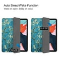 thumbnail image 2 of Dteck Tri-fold Case for 10.9 inch iPad Air 4th Generation 2020 tablet, Slim Fit Case Multiple Angle Stand Case Auto Wake/Sleep, Flower, 2 of 12