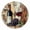 A022, variant on 12 Inch Wall Clock Battery Operated Round Clock for Office, Kitchen, Outdoor, Living Room, Wine And Grape Still - Life