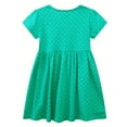 thumbnail image 3 of WIBACKER 100% Cotton Toddler Girls Casual Summer Dress Button Polka Dot Embroidery Appliques Dresses for Kids - Alpaca, 3 of 7