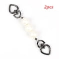 thumbnail image 3 of 2Pcs Pearl Chain Accessories Smooth Imitation Pearl Phone Chain Straps, 3 of 7