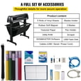 thumbnail image 6 of VEVOR Vinyl Cutter, 34 in / 870 mm Vinyl Plotter, Off-line LCD Cutting Machine, Adjustable Force and Speed for Sign Making Plotter, Available with COM USB and U-Disk, Windows System, 6 of 9