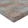 thumbnail image 4 of Ambesonne Abstract Art Modern Fitted Sheet, Spots Dashes, Full Size, Warm Taupe Mauve Taupe, 4 of 5