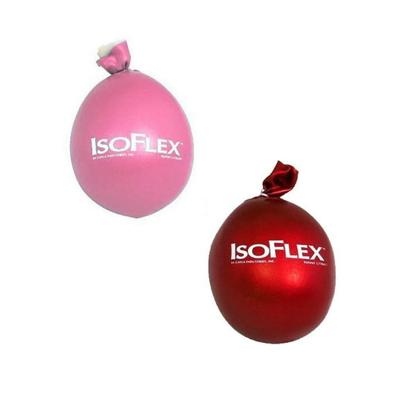 IsoFlex Red and Pink Set of 2 Stress Ball Hand Massagers
