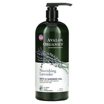 Avalon Organics Nourishing Lavender Bath & Shower Gel, 32 Fl Oz