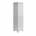 thumbnail image 1 of Systembuild Evolution Lory Framed 60" Tall Storage Cabinet, White, 1 of 8