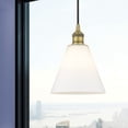 thumbnail image 2 of 616-1P-BB-GBC-81 Innovations Lighting Berkshire - 1 Light Cord Hung Mini Pendant In Modern Style-10.75 Inches Tall and 8 Inches Wide-Brushed Brass, 2 of 2