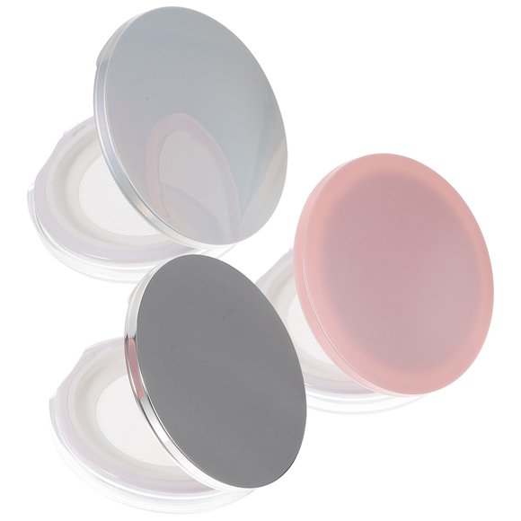 Hytrove 3Ud Caja Vacía Para Polvo Suelto Para Uso En Casa Color Surtido Recargable