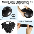 thumbnail image 4 of Globos de látex EMART de 12 cm, 100 unidades con cinta para decoración de fiestas, 4 of 7