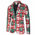 thumbnail image 3 of Chaqueta navideña para hombre, chaqueta de traje, chaqueta de abrigo de Navidad y Año Nuevo, chaqueta de fiesta de Papá Noel, traje de fiesta de carnaval de noche de Navidad, 3 of 5