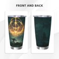 thumbnail image 3 of Vaso Elden Ring de 20 oz con tapa, vaso de viaje de acero inoxidable con aislamiento al vacío de doble pared, taza de café con aislamiento duradero, taza térmica con tapa deslizante a prueba de, 3 of 8