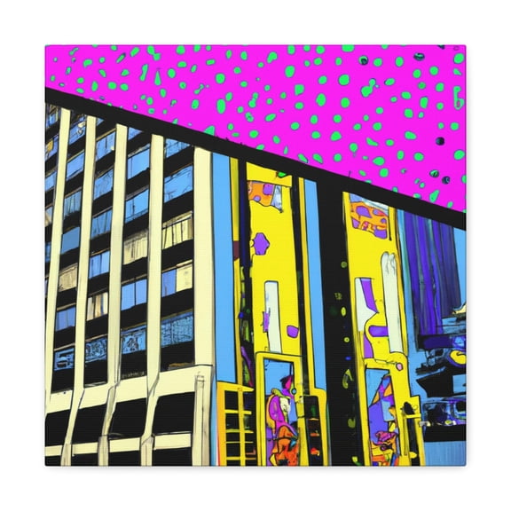 Global Modernist Montage - Canvas