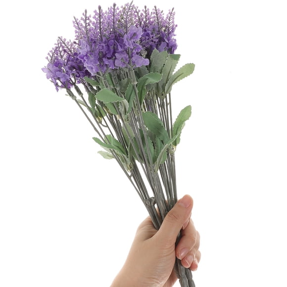 IFANLANDOR 4Ud Ramo De Lavanda Artificial Violeta Para En Casa Y Oficina