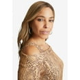 thumbnail image 4 of Jessica London Women's Plus Size Cold Shoulder Top, 4 of 5