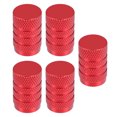 thumbnail image 1 of Tapas de vástago de válvula de neumático Unique Bargains 17mm Aleación de aluminio Rojo 5 uds, 1 of 1
