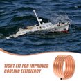 thumbnail image 3 of HAMPPLIES Copper Rc Boat Motor Brush Water Cooling Jacket Efficient Heat Dissipation for Model Boats, 3 of 6