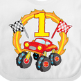 thumbnail image 4 of Inktastic Monster Truck 1st Birthday Boys or Girls Baby Bib, 4 of 4