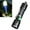 Black, variant on Ruroz 1000 Lumen LED Rechargeable Flashlight - Power Bank, Dual Power, Magnet, Zoom, Waterproof, Tactical, Professional-Grade Quality