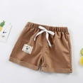 thumbnail image 2 of Summer Baby Boys Girls Shorts Cotton Elastic Waist Kids Beach Shorts Pants Sports Children Clothes 1-5T, 2 of 4