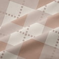 thumbnail image 4 of Erosebridal Geometric Plaid Shower Curtain 72Wx72L,Minimalist Checkered Bathroom Curtain,Beige, 4 of 6