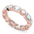 thumbnail image 2 of 5.00 Ct Beautiful Natural Diamond Aquamarine Gemstone Engagement Eternity Band for Ladies Solid 14K Rose Gold Size 11 by Diamond-Capitals, 2 of 8