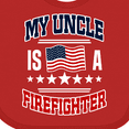 thumbnail image 4 of Inktastic My Uncle Is A Firefighter Nephew Boys or Girls Baby Bib, 4 of 4