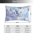 thumbnail image 2 of Salouo Bird Butterfly Stripe Pattern Pillow Cases,1PC Pillow Covers with Envelope Closure Decorative Pillow Case for Bed Couch,Pillows Not Included-16"x24", 2 of 6