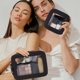 thumbnail image 4 of Bolsa de maquillaje transparente, portátil y compacta, impermeable, organizador de maquillaje pequeño, plegable, 12 compartimentos, para oficina.,Wsvlmg, 4 of 8