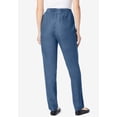 thumbnail image 2 of Woman Within Plus Size 7-Day Straight-Leg Elastic-Waist Denim Jean (Petite & Tall Available), 2 of 6