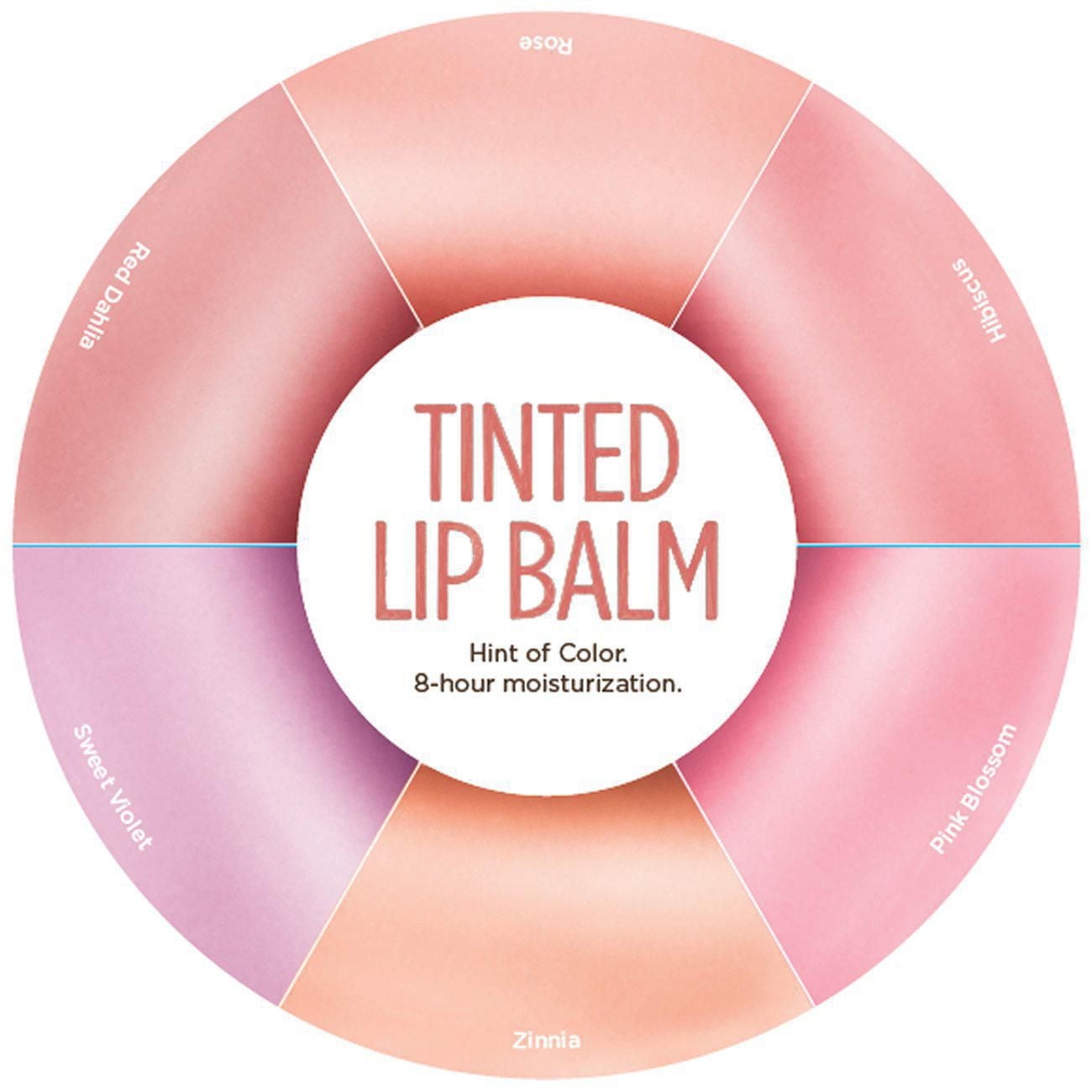 Burt’s Bees 100% Natural Origin Tinted Lip Balm, Red Dahlia,, 1 Tube