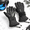 Black-Small, variant on Black X-Small Touchscreen Ski Snowboarding Gloves with Wrist Guards