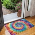 thumbnail image 2 of Rainbow Tie Dye Mandala Pattern Door Rugs,Washable Non Slip Door Mats Indoor,Decorative Door Mats,Entry Mat Indoor for Entrance,Bedroom,Kitchen,Bathroom,17"x30", 2 of 6