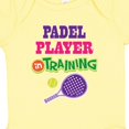 thumbnail image 4 of Inktastic Future Padel Player in Training Girls Baby Bodysuit, 4 of 5
