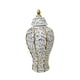 thumbnail image 5 of Jarrón de porcelana con forma de jengibre, organizador de almacenamiento y exhibición para macetas, florero de cerámica, templo 18CMX18CMX36CM, 5 of 9