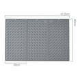 thumbnail image 6 of Foldable Silicone Trifold Dish Drying Mat Kitchen Counter Easy Storage Anti Slip, 6 of 7