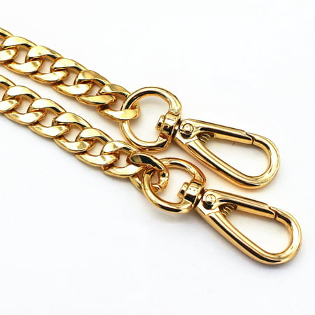 TSV - TSV 47&quot; Iron Flat Chain Strap Handbag Chains Accessories Purse Straps Shoulder Cross Body ...