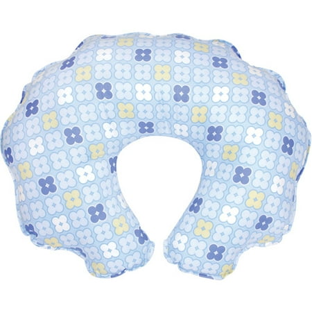 Leachco Cuddle-U Nursing Pillow Replacement Slipcover, Blue 4 Squares