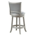 thumbnail image 6 of WHI Rowan 26" Solid Wood/Faux Leather Counter Stools in Gray (Set of 2), 6 of 6