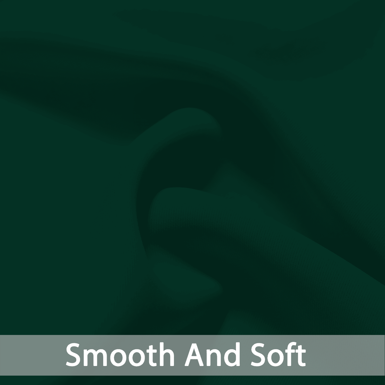 Yakamok 63 Inches Long Blackout Curtains for Windows - 2 Panels Blackout Window Drapes for Basement with Rod Pocket (Dark Green,Width 38 by Length 63)