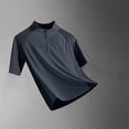 thumbnail image 5 of SAGH Pullover Golf Jacket Men Weather-Resistant Quarter Zip Athletic Tee Sun Shirts for Men Bule1 L, 5 of 5