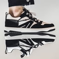 thumbnail image 1 of Zapatillas de deporte para hombre con cordones de cuero PU resistente al desgaste para primavera otoño (39) Negro Wdftyju Tenis De Mujer Tenis De Hombre, 1 of 8