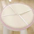 thumbnail image 5 of Beautynvta Chair Cushion, Round Thickened Seat Cushion, Non Slip Stool Cushions with Elastic Ties for Home Office Outdoor Seats, 13.78'', Pink, 5 of 5