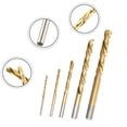 thumbnail image 2 of MYG Left Hand Drill Bits Straight Shank Left Way HSS Drilling Tool 3.2-8.7mm, 2 of 10