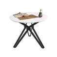 thumbnail image 2 of Geometric Heavy Duty Table Legs Solid Metal Dining Table Base 28.4" Black, 2 of 9