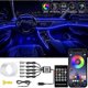 thumbnail image 1 of Car Interior LED Strip with Wireless App and Remote Control, RGB 5 in 1 Ambient Lighting Kits with 236 Inch Fiber Optic Elik, 1 of 4