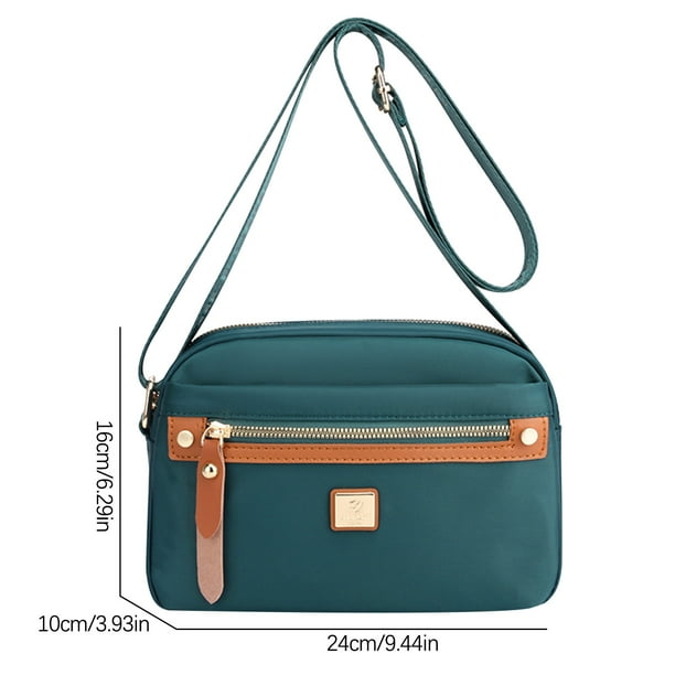 TopLLC Nylon Crossbody Bag Lightweight Crossbody Bag With Multiple Pockets And One Shoulder Nylon Fabric For Women Walmart