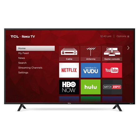 TCL 55” Class 4K (2160P) HDR Roku Smart LED TV (55S401)