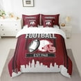 thumbnail image 2 of Erosebridal American Football Bedding Sets Twin Size,Ball Gamer Comforter Sets with Sheets,Sport Decor,Reversible,Breathable,7-Piece, 2 of 5