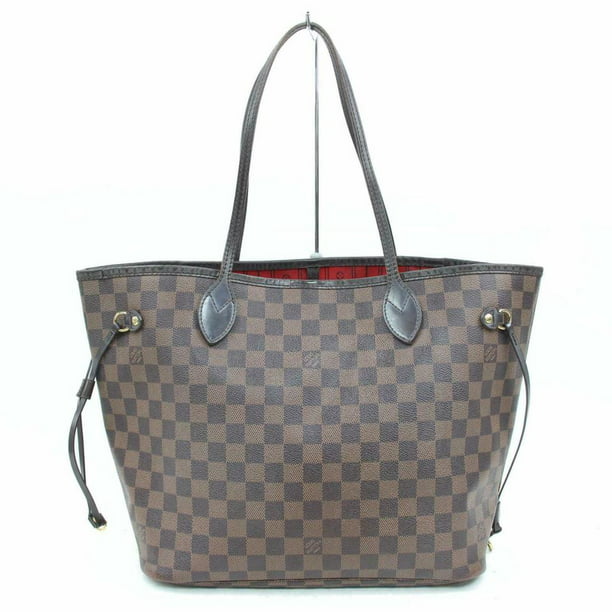 Louis Vuitton - Neverfull Damier Ebene Mm 870381 Brown Coated Canvas Tote - www.bagssaleusa.com/product-category/onthego-bag/ ...