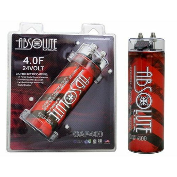 Absolute CAP350S 3.5 Farad Digital Capacitor Silver